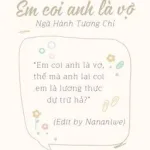 [Đam Mỹ/Hoàn] Em Coi Anh Là Vợ – Ngã Hành Tương Chỉ